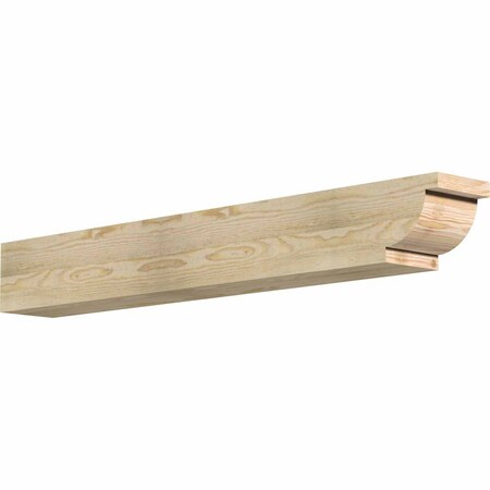 Ekena Millwork Alpine Rough Sawn Rafter Tail, Douglas Fir, 6"W x 6"H x 48"L RFT06X06X48ALP00RDF